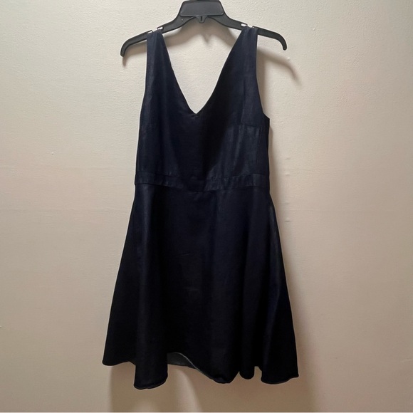 GAP Dresses & Skirts - GAP Stylish Classy Sleeveless V-Neck& Back Denim Jumper Dress, Sz 14, Dark Wash